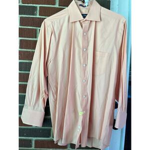 vintage seen john  men's button down  casual dress  shirt